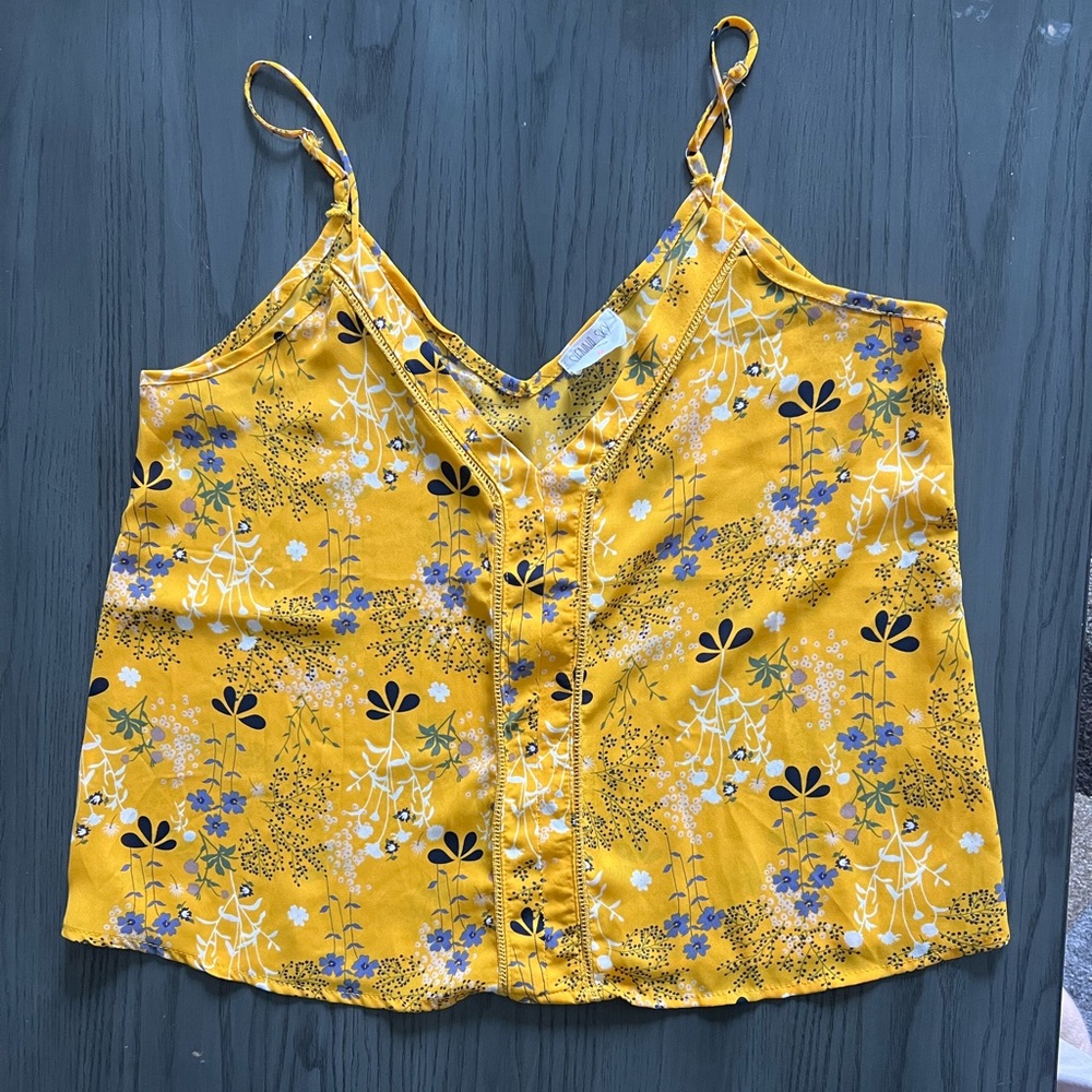 Sienna Sky Yellow Floral Camisole